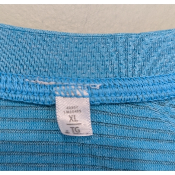 Lululemon Metal Vent Tech Short Sleeve Tshirt in Blue Size XL - Picture 4 of 5